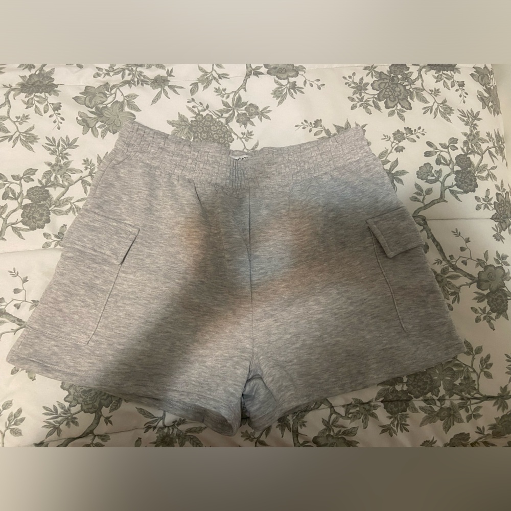 Grey Cargo Shorts
